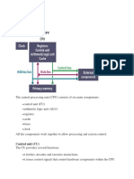 CPU Architecture: Control Unit (CU)