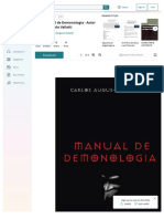 Qdoc - Tips Livro Manual de Demonologia Autor Carlos Augusto V