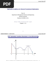 Optimality Conditions For General Constrained Optimization: CME307/MS&E311: Optimization Lecture Note #07