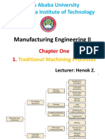 Manufacturing Engineering II Chapter 1.1