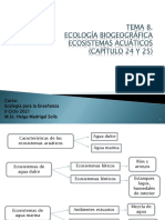 Tema 8 - 2 Ecosistemas Acuáticos