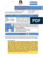 ACTIVIDAD N°01 E3 - 5° GRADO - EPT - Fernanda Idrogo