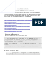 Guia 8 - Sistema de Ecuaciones Lineales de 2X2