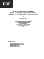 Healing Environmental Harms: Social Change and Sukuma Traditional Medicine On Tanzania's Extractive Frontier