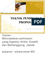 Teknik Pembuatan Proposal