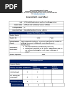 SITXFSA002 Student Assessment Tasks - Updated