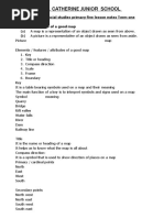 St. Catherine Junior School: Standard Social Studies Primary Five Lesson Notes Term One