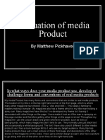 Evaluation of Media Product