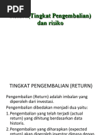 Materi Resiko Dan Tingkat Pengembalian Ku (Sumarlin)