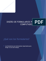 3.2 - Lineamientos para El Diseño de Formularios