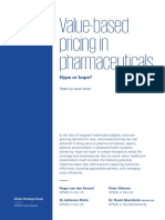 Value-Based Pricing in Pharmaceuticals: Hype or Hope?