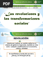 Actividad 4-Las Revoluciones y Las Transformaciones Sociales.