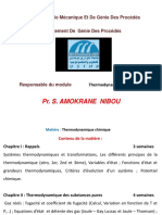 Chap 1 Thermodynamique