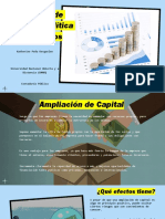 Ampliación de Capital y Política de Dividendos