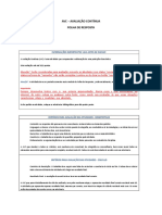 Modelo de Folha para AVC UNISA