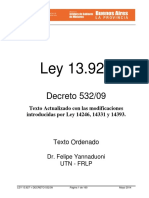 LEY 13927 + Decreto 532 Prov Bs As Texto Ordenado Mayo 2014