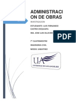 Administración de Obras Civiles