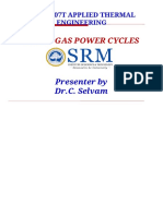 UNIT I Gas Power Cycles Final