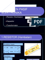 Komponen Pasif Elektronika