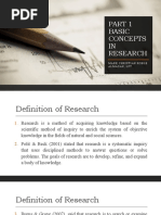 Basic Concepts IN Research: Mark Christian Roble Almazan, LPT