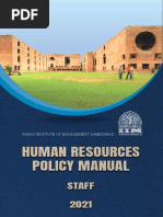 HR Policy Manual For Staff