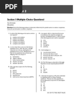 Practice Test 2: Section I (Multiple-Choice Questions)