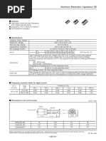 Aluminum Electrolytic Capacitors/ EE Radial Lead Type: Features