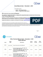 GEnx Technical Manual Index