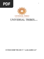 UNIVERSAL TRIBES (Project Report)