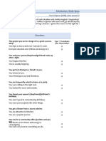 Attribution Style Questionnaire