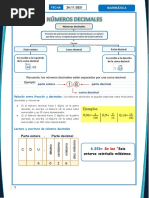 Mat - Números Decimales