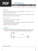 Ficha de Evaluación de Física I