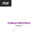 Pixels Infotech: PHP Material