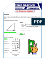 Razones Trigonométricas de Ángulos Agudos para Quinto de Secundaria