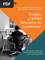 ENSAYO ¿Calidad Educativa en Guatemala