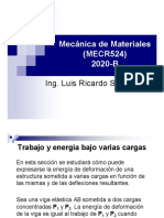 Mecánica de Materiales - Teorema de Castigliano