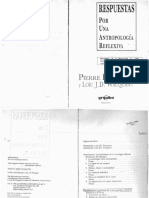 Bourdieu y Wäcquant - Respuestas Por Una Antropología Reflexiva Capítulos 2 y 3