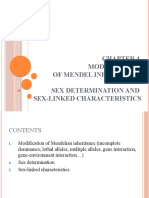 Genetics - Chapter 4 - Modification of Mendel-Extension and Modification-Sex Determination