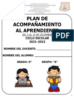 6to A PLAN DE ACOMPAÑAMIENTO Del 6 Al 10 de Dic