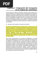 Capítulo 4. Integración Del Transporte