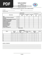 Evaluation of Research Proposal With Scoring Rubrics: Monkayo National High School-Senior High School