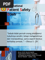 International Patient Safety Goals - 24 September 2021