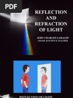 Science 10 - Reflection and Refraction of Light