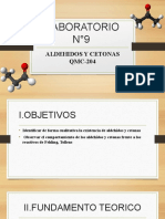 LABORATORIO N°9 Aldehidos y Cetonas QMC 204