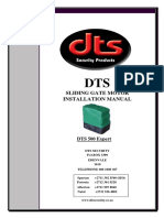 Sliding Gate Motor Installation Manual: DTS 500 Expert