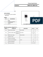 Silicon NPN Power Transistors: 2SD1133 2SD1134