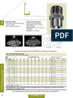 Low Flow/Full Cone: Uniform Coverage Pattern Available Standard