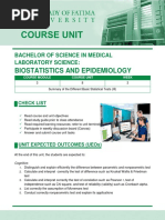 Course Unit 8 - Summary of Basic Statistical Tests III-2