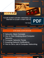 Learn Basics and Be Certified Gear Up With Trends To Learn Computer Networking
