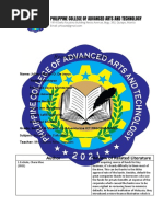 Reconnaissance Table: Author Review of Related Literature